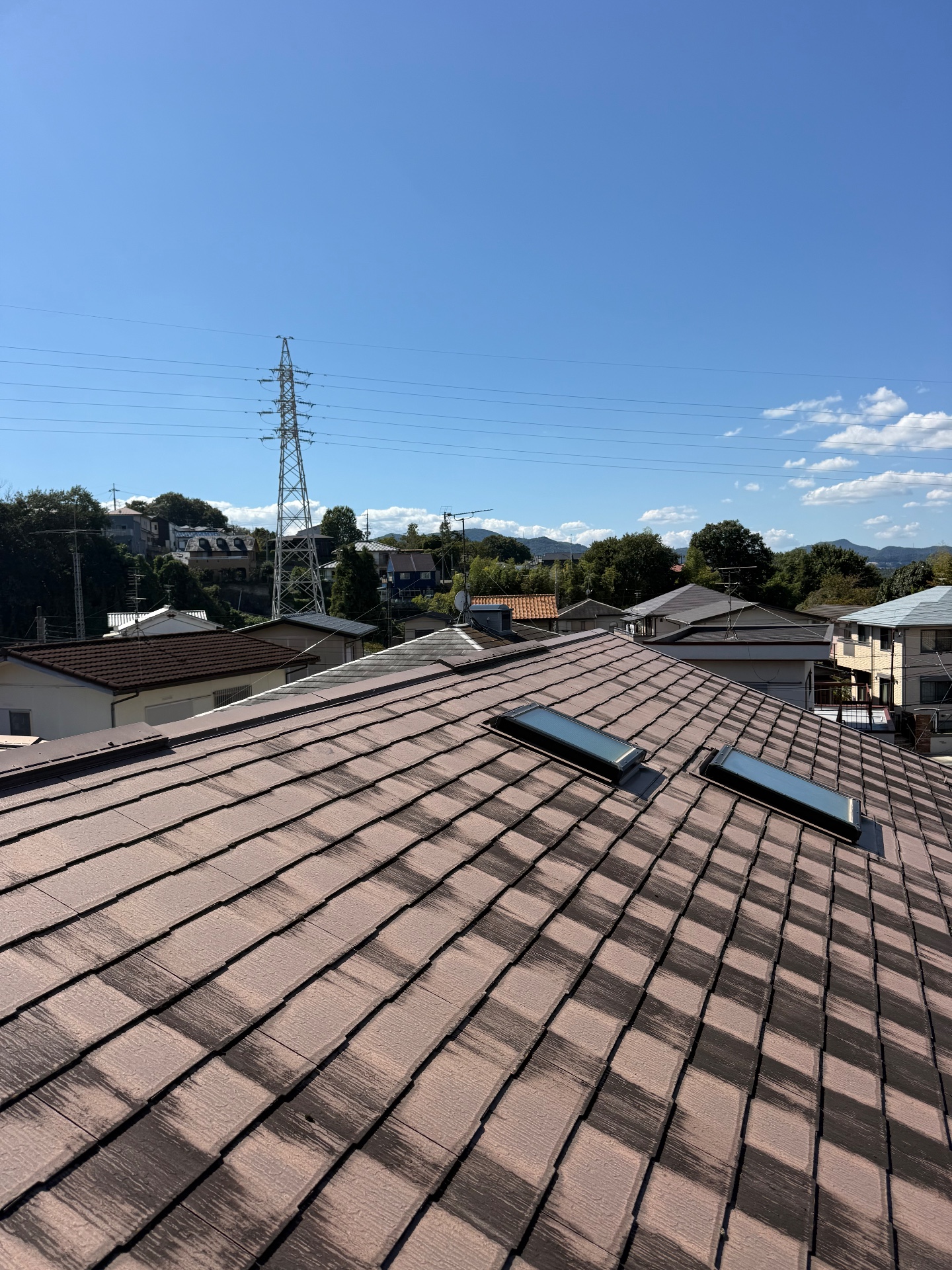 兵庫県川西市の地デジ新規（アンテナ）施工写真